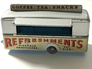 Vintage Lesney Matchbox 74 Mobile Canteen Refreshments Blue Base England Grey