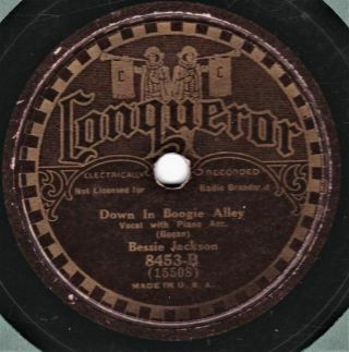 Pre War Blues Bessie Jackson (lucille Bogan) Conqueror 8453 78 Rpm (vv -)