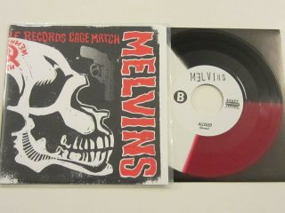 Melvins / Unsane Amphetamine Reptile Records Cage Match 7 " Red/white/black Vinyl