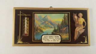 Vintage Thermometer Advertising Promotional Alt 