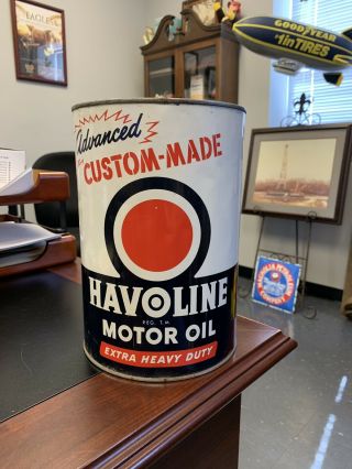 Havoline 5 Qt (quart) Oil Can
