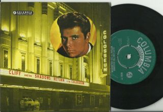 Cliff Richard And The Shadows South Africa Ps E.  P.  Return To The Colosseum