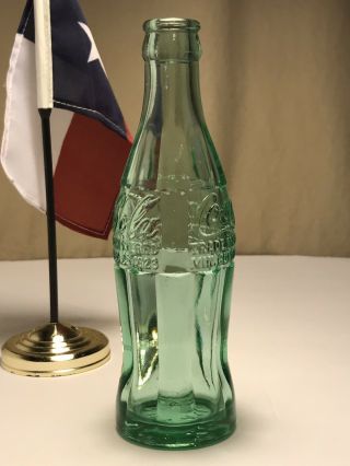 PAT ' D DEC.  25,  1923 Coca - Cola Hobbleskirt Coke Bottle - BAY CITY,  TEX Texas 2
