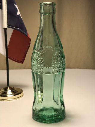 PAT ' D DEC.  25,  1923 Coca - Cola Hobbleskirt Coke Bottle - BAY CITY,  TEX Texas 4