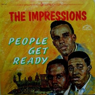 The Impressions " People Get Ready " U.  S.  Orig.  1964 Abc - 505 " Vg/vg - " Lp