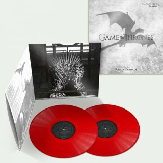 Game Of Thrones Season 3 2xlp Red Vinyl Ramin Djawadi (second Pressing Of 500)