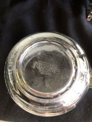 Vintage 1970 ' s Nestle Nescafe Globe World Map Glass Mugs 5