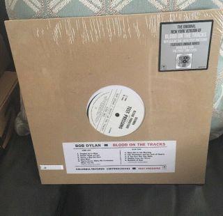Bob Dylan Blood On The Tracks Ny Test Pressing Vinyl Lp Record Store Rsd Day Lp