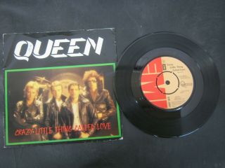 Vinyl Record 7” Queen Crazy Little Thing Called Love (x) 100