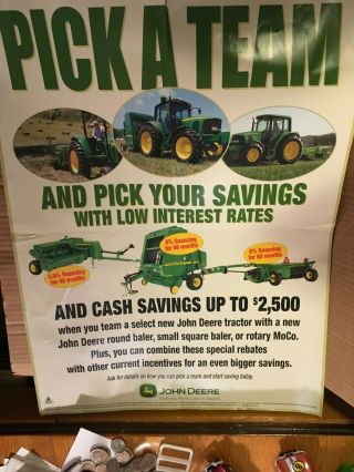 Vintage John Deere Tractor Advertisement