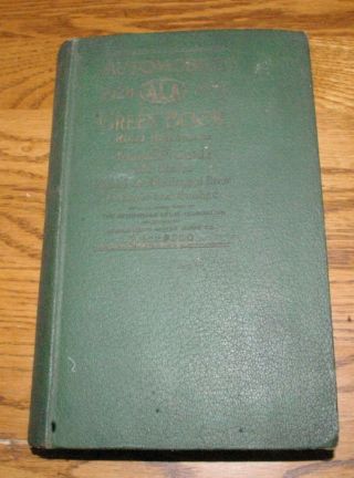 1928 - 1929 Automobile Green Book States East Of Mssissippi Touring Accomodations