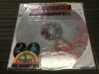 The Flaming Lips 1st Record Lp 2013 Signed By Members Cerebral Fluid