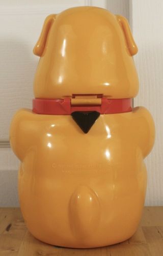 Vintage 1991 Talking Snausages Dog Treat Biscuit Cookie Jar Container 4