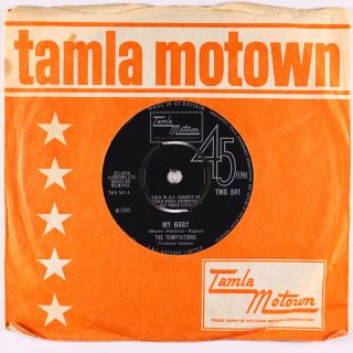 Northern Soul 45 - Temptations - My Baby - Tamla Motown Uk - Mp3