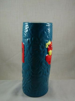 Rainforest Cafe Parrot Souvenir Glass Ceramic 7.  5 