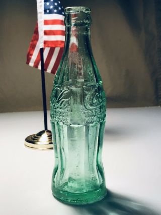 YAZOO CITY MISS (Mississippi) Patent 1923 Coca Cola Hobbleskirt Soda Coke Bottle 3