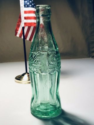 YAZOO CITY MISS (Mississippi) Patent 1923 Coca Cola Hobbleskirt Soda Coke Bottle 5