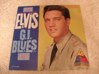 Elvis Presley G.  I.  Blues 1960 Rca Lpm - 2256 Mono W/8x10 B/w Promo Photo