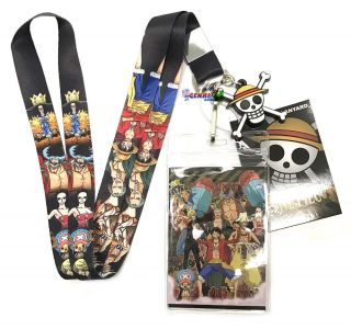 One Piece: Group Lanyard With Id Holder And Pvc Logo Charm By Ge Animation