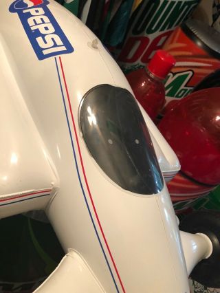PEPSI inflatable Indie 500 car almost 4’ long Holds air MAN CAVE 4