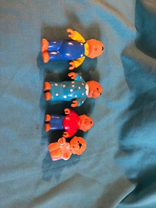 Vintage 1986 Berenstain Bears Figures Mcdonalds Toy Happy Meal Whole Family
