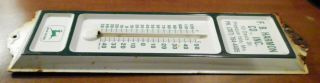 Vintage John Deere Thermometer F.  B.  Harmon Co Inc Presque Isle Maine 5