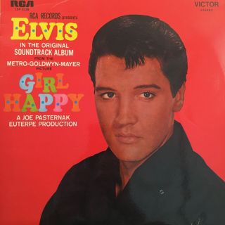 Elvis Presley - Girl Happy - 12 " Vinyl Lp Record Rca (orange Label) Australia Nm