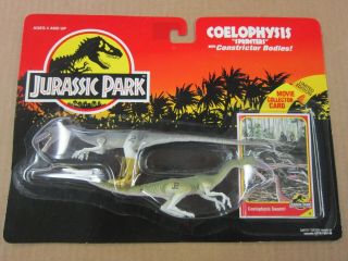 Jurassic Park Dinosaur Duo On Card Coelophysis Pair