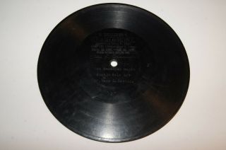 Old 7 " Berliner Gramophone - Vess Ossman,  Banjo The Handicap March 78 Rpm Record