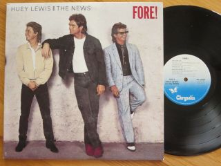 Rare Vintage Vinyl - Huey Lewis And The News - Fore - Chrysalis Ov 41534 - Nm