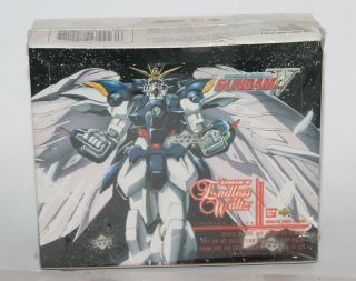 2001 Gundam Wing Trading Cards Mobile Suit Box