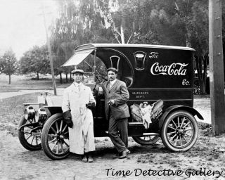 1920s Coca - Cola Delivery Truck - Historic Photo Print