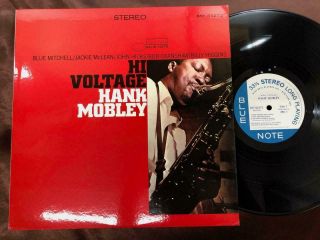 Hank Mobley High Voltage Blue Note Bnj 71094 Stereo Japan Vinyl Lp
