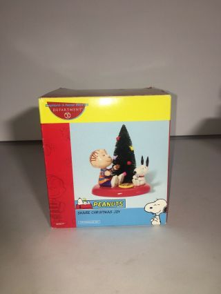 Dept 56 Peanuts Share Christmas Joy