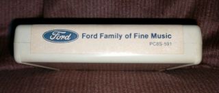 RCA Ford Family of Fine Music - 8 Track Tape 1972 PC8S - 591 STEREO 2