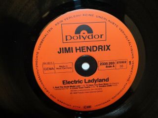 The Jimi Hendrix Experience ‎– Electric Ladyland 2 x VINYL 5