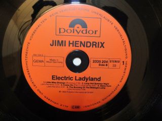 The Jimi Hendrix Experience ‎– Electric Ladyland 2 x VINYL 7