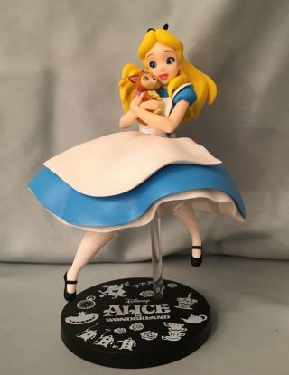 Disney Alice in Wonderland Floating w/ her cat Dinah Japan SEGA Figure Cute 4