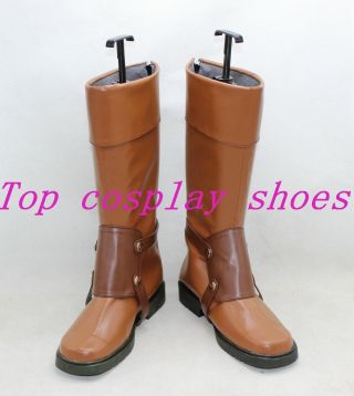 Tangled Rapunzel Flynn Rider pu leather ver cos Cosplay Shoes Boots 2