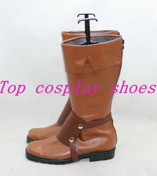 Tangled Rapunzel Flynn Rider pu leather ver cos Cosplay Shoes Boots 3