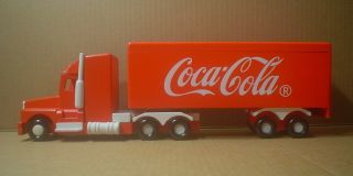 Coca Cola Collectible Wooden Semi Truck Choo Choo Connections Trinket Box