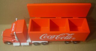 Coca Cola Collectible Wooden Semi Truck Choo Choo Connections Trinket Box 5