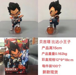 Dragon Ball Z Vegeta Saiyan Action Figure Evil Middle Finger Figurine Toys 2