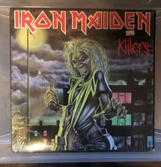 Iron Maiden Album Killers 1981 Harvest Label Lp St - 12141