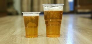 200 x Clear Strong Plastic ½ Pint / Pint Cups Disposable Beer Glasses Tumblers 3