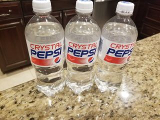 Extremely Rare Crystal Pepsi December 10,  2018 Exp.  Date