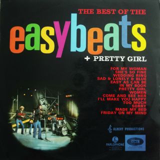 The Easybeats Best Of,  Pretty Girl Zealand Parlophone Records Rare Lp