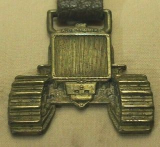 1930s Allis Chalmers Tractor Division Orig.  Crawler Advertising Pocket Watch Fob