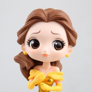 Q posket Characters girl Princess Beauty and Beast Belle PVC figure 5
