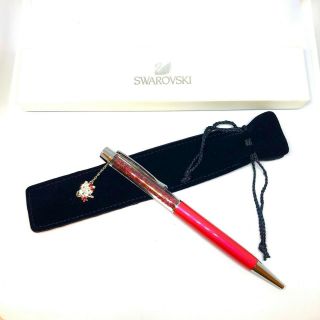Swarovski Ballpoint Pen With Hello Kitty Charm From Japan